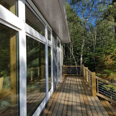 exterior-deck walkway